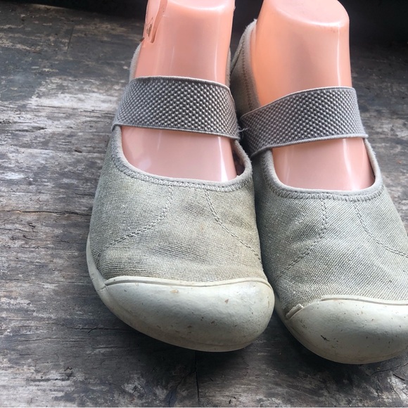 Keen Sienna Women's Tan Canvas Mary Jane Flat Shoes Size39.5/9US - Picture 2 of 13
